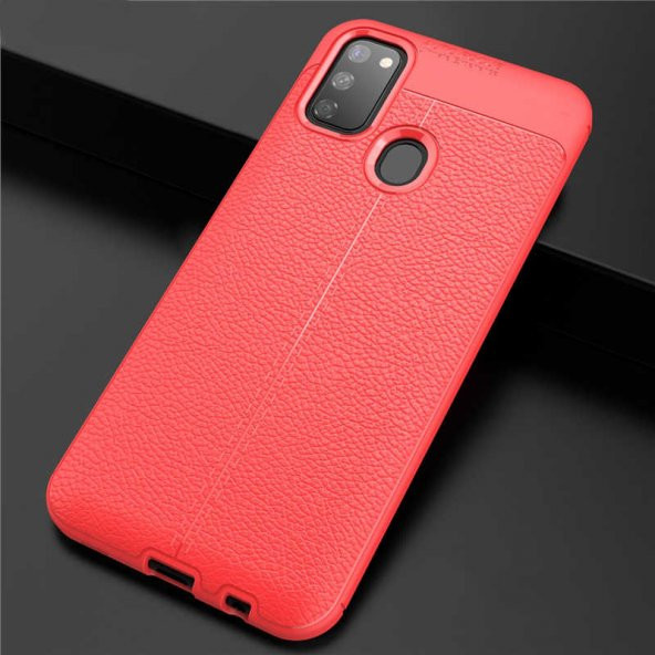 Samsung Galaxy M21 Kılıf Niss Silikon Kapak - Kırmızı