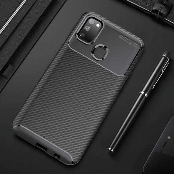 Samsung Galaxy M30S Kılıf Negro Silikon Kapak - Siyah