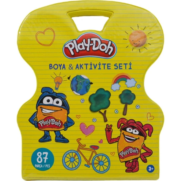 Play-Doh Boya Aktivite Jumbo Seti 87 Parça(Playst008)