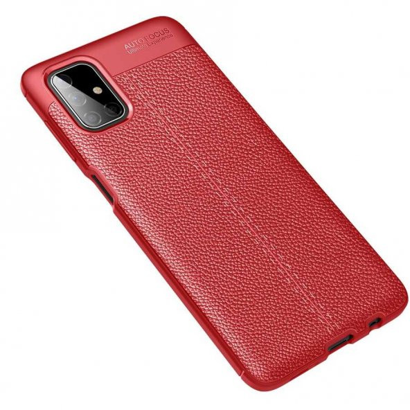 Samsung Galaxy M51 Kılıf Niss Silikon Kapak - Kırmızı