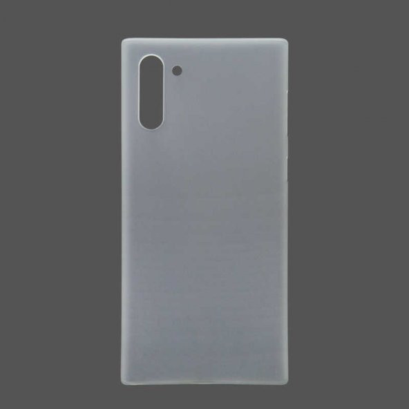 Samsung Galaxy Note 10 Kılıf 1.Kalite PP Silikon - Beyaz