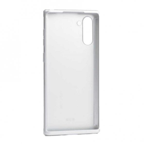 Samsung Galaxy Note 10 Kılıf 360 3 Parçalı Rubber Kapak - Gri