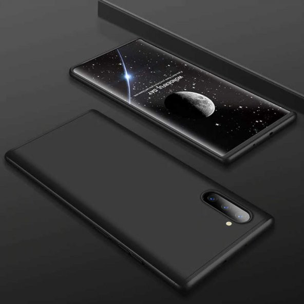 Samsung Galaxy Note 10 Kılıf Ays Kapak - Siyah