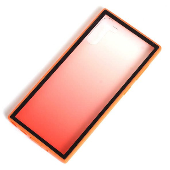 Samsung Galaxy Note 10 Kılıf Estel Silikon - Turuncu