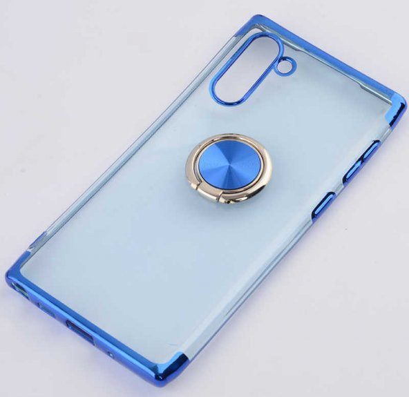 Samsung Galaxy Note 10 Kılıf Gess Silikon - Mavi