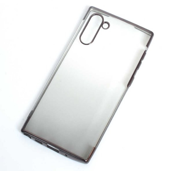 Samsung Galaxy Note 10 Kılıf Moss Silikon - Siyah