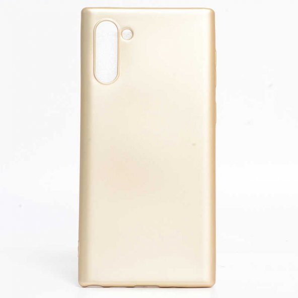 Samsung Galaxy Note 10 Kılıf Premier Silikon Kapak - Gold
