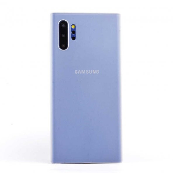 Samsung Galaxy Note 10 Plus Kılıf 1.Kalite PP Silikon - Beyaz