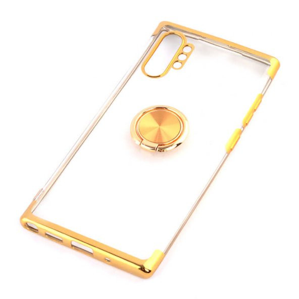 Samsung Galaxy Note 10 Plus Kılıf Gess Silikon - Gold