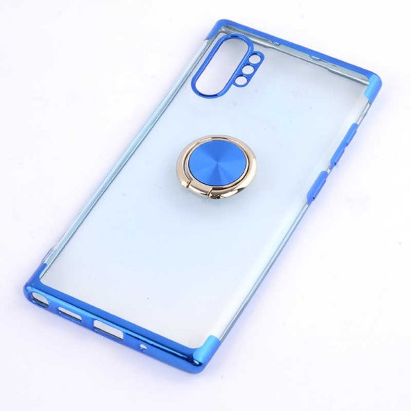 Samsung Galaxy Note 10 Plus Kılıf Gess Silikon - Mavi