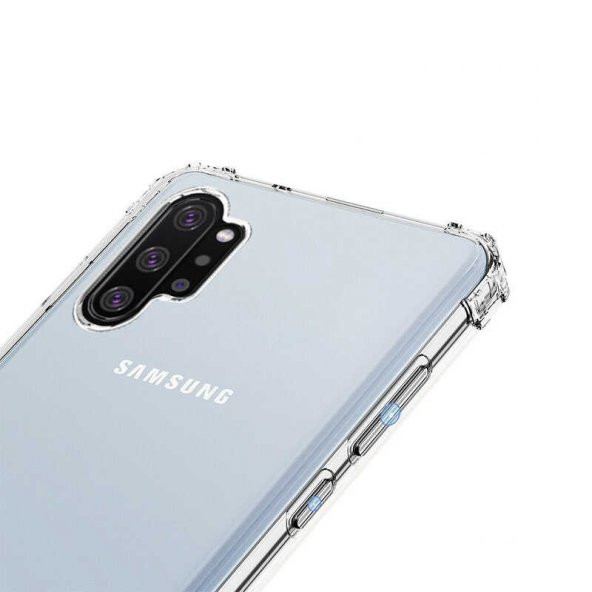 Samsung Galaxy Note 10 Plus Kılıf Nitro Anti Shock Silikon - Renksiz