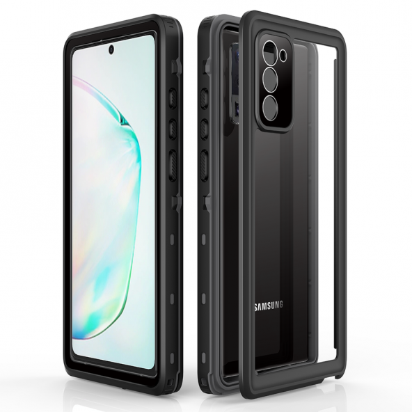 Samsung Galaxy Note 20 Kılıf 1-1 Su Geçirmez Kılıf - Siyah