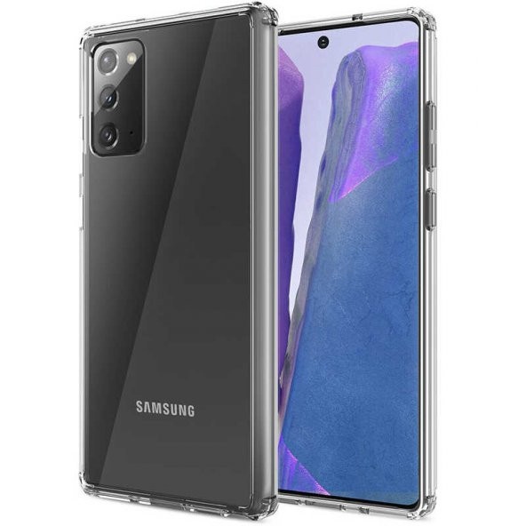 Samsung Galaxy Note 20 Kılıf Nitro Anti Shock Silikon - Renksiz
