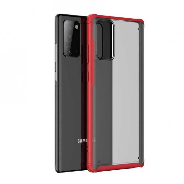 Samsung Galaxy Note 20 Kılıf Volks Kapak - Kırmızı