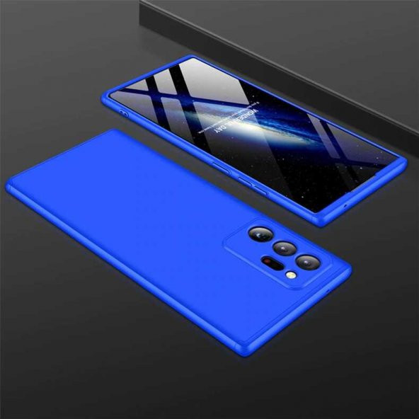 Samsung Galaxy Note 20 Ultra Kılıf Ays Kapak - Mavi