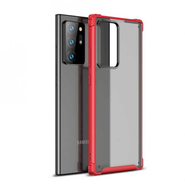 Samsung Galaxy Note 20 Ultra Kılıf Volks Kapak - Kırmızı