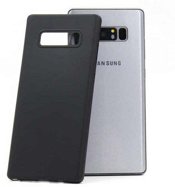 Samsung Galaxy Note 8 Kılıf 1.Kalite PP Silikon - Siyah