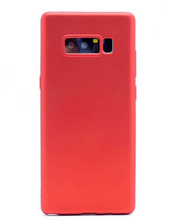 Samsung Galaxy Note 8 Kılıf Premier Silikon Kapak - Kırmızı