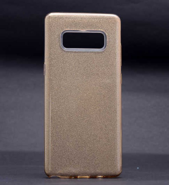 Samsung Galaxy Note 8 Kılıf Shining Silikon - Gold