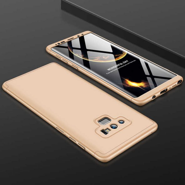 Samsung Galaxy Note 9 Kılıf Ays Kapak - Gold