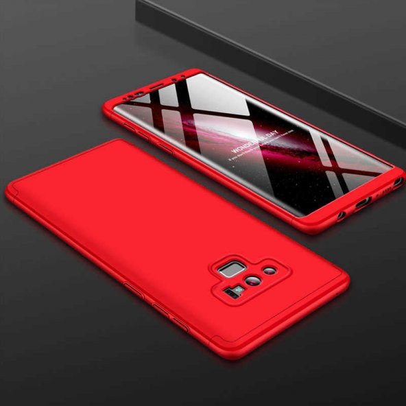 Samsung Galaxy Note 9 Kılıf Ays Kapak - Kırmızı