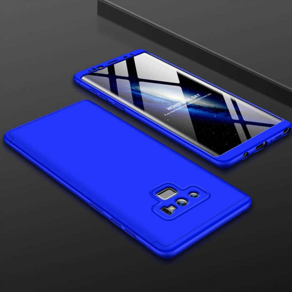 Samsung Galaxy Note 9 Kılıf Ays Kapak - Mavi