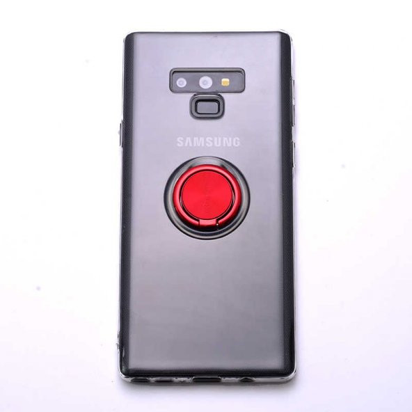 Samsung Galaxy Note 9 Kılıf Les Silikon - Kırmızı