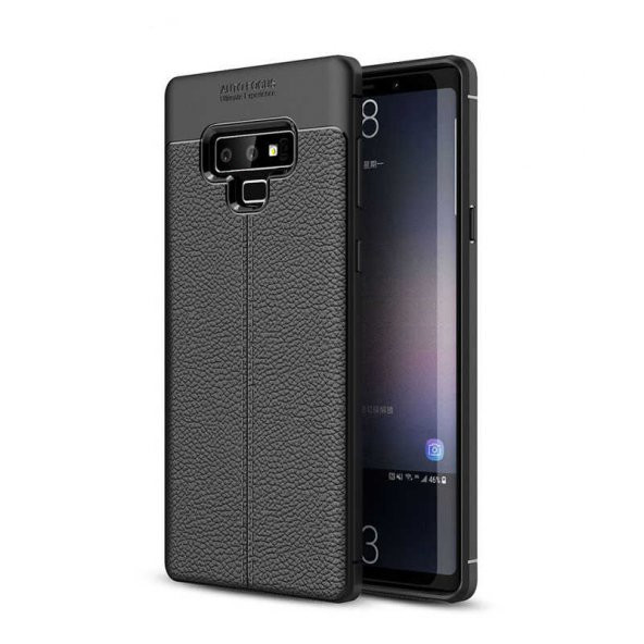 Samsung Galaxy Note 9 Kılıf Niss Silikon Kapak - Siyah