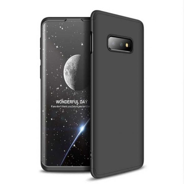 Samsung Galaxy S10E Kılıf Ays Kapak - Siyah