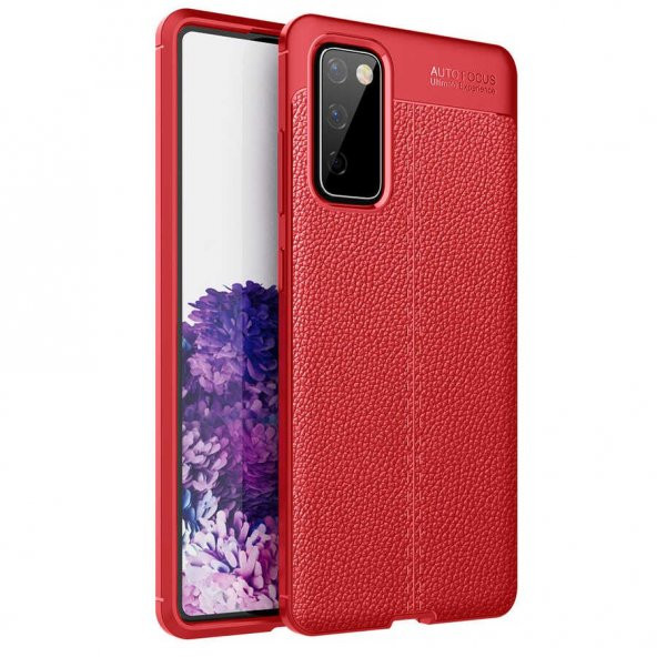 Samsung Galaxy S20 FE Kılıf Niss Silikon Kapak - Kırmızı