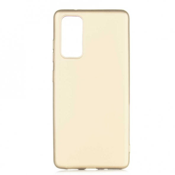 Samsung Galaxy S20 FE Kılıf Premier Silikon Kapak - Gold