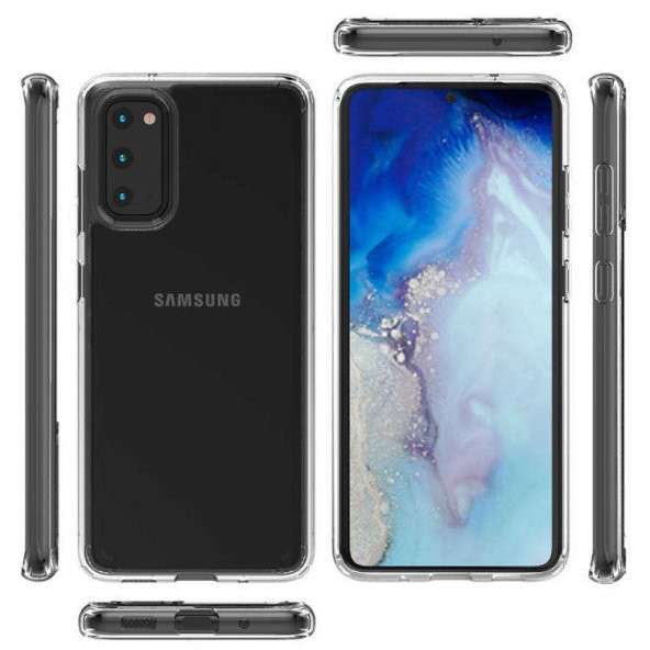 Samsung Galaxy S20 Kılıf Coss Kapak - Renksiz