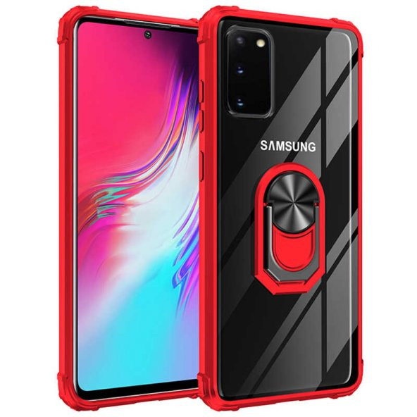 Samsung Galaxy S20 Kılıf Mola Kapak - Kırmızı