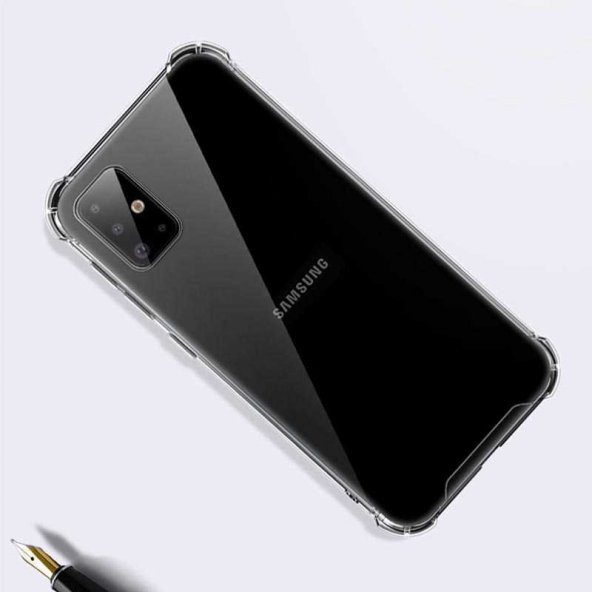 Samsung Galaxy S20 Kılıf Nitro Anti Shock Silikon - Renksiz