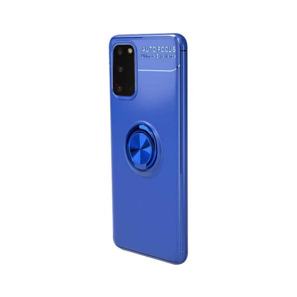 Samsung Galaxy S20 Kılıf Ravel Silikon Kapak - Mavi