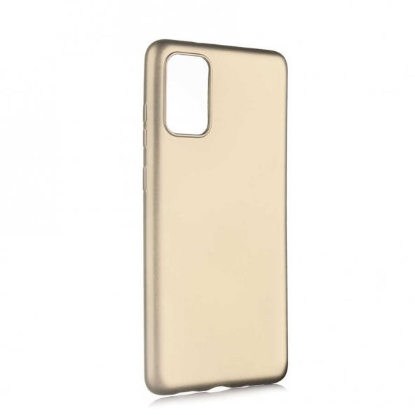 Samsung Galaxy S20 Plus Kılıf Premier Silikon Kapak - Gold