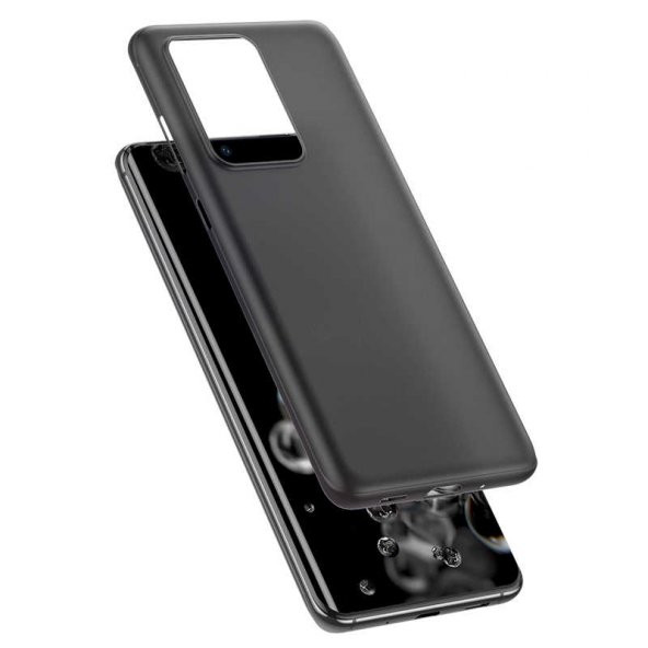 Samsung Galaxy S20 Ultra Kılıf 1.Kalite PP Silikon - Siyah