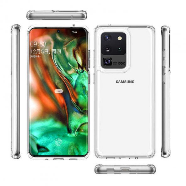 Samsung Galaxy S20 Ultra Kılıf Coss Kapak - Renksiz