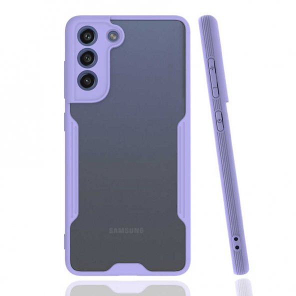 Samsung Galaxy S21 FE Kılıf Parfe Kapak - Mor