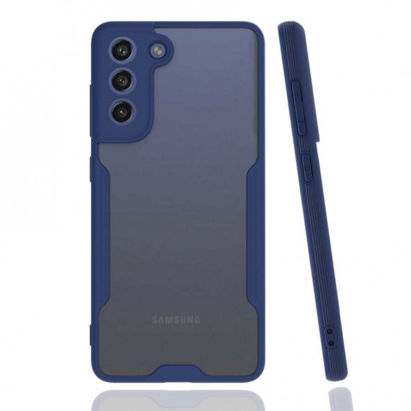 Samsung Galaxy S21 FE Kılıf Parfe Kapak - Lacivert