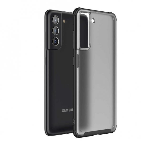 Samsung Galaxy S21 FE Kılıf Volks Kapak - Siyah