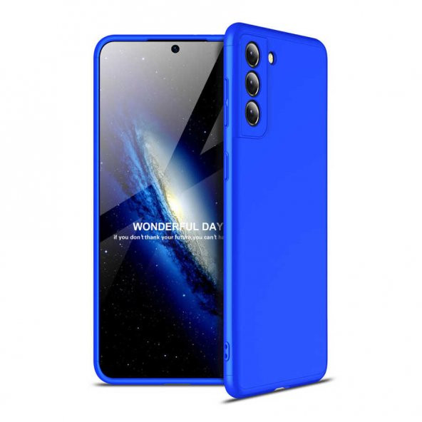 Samsung Galaxy S21 Plus Kılıf Ays Kapak - Mavi