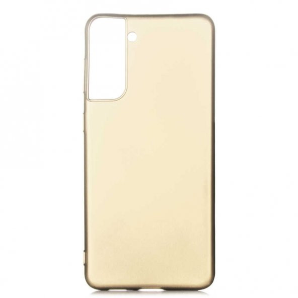 Samsung Galaxy S21 Plus Kılıf Premier Silikon Kapak - Gold