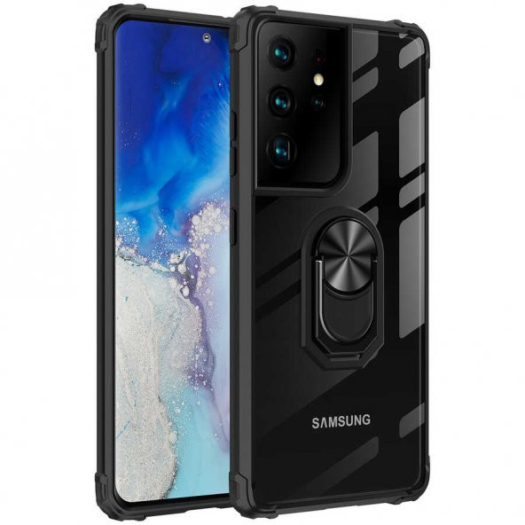 Samsung Galaxy S21 Ultra Kılıf Mola Kapak - Siyah