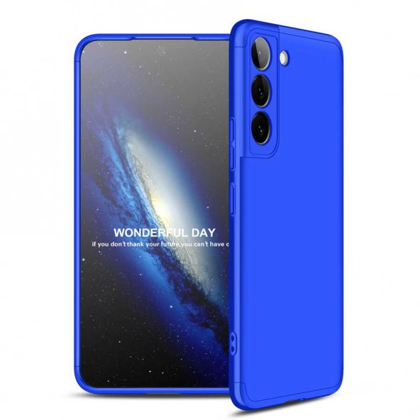 Samsung Galaxy S22 Plus Kılıf Ays Kapak - Mavi