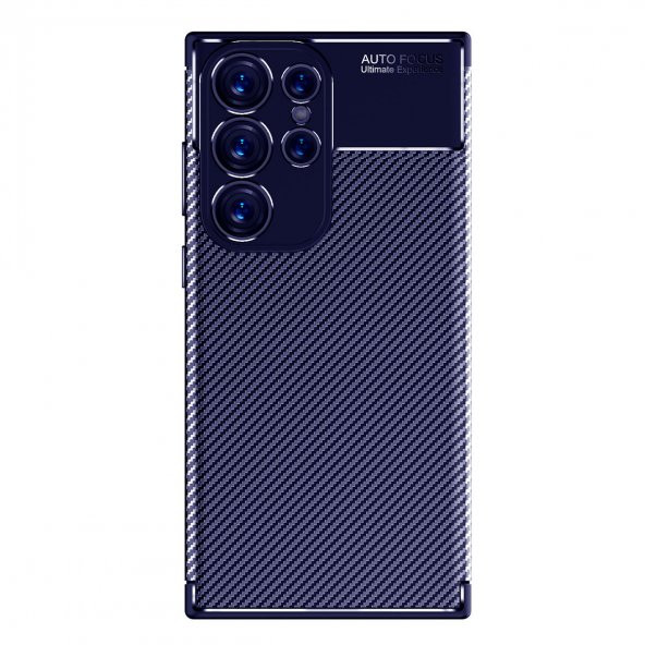 Samsung Galaxy S23 Ultra Kılıf Negro Silikon Kapak - Lacivert