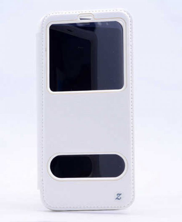 Samsung Galaxy S8 Plus Kılıf Dolce Kapaklı Kılıf - Beyaz