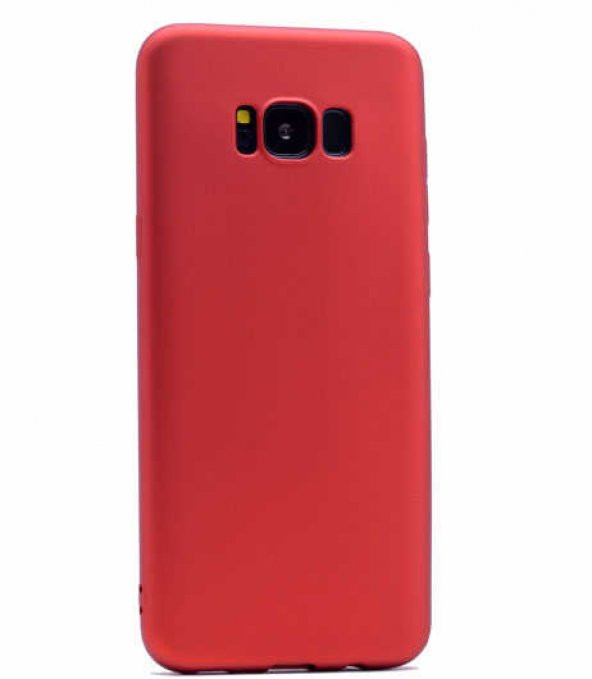Samsung Galaxy S8 Plus Kılıf Premier Silikon Kapak - Kırmızı