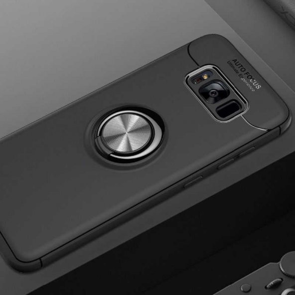 Samsung Galaxy S8 Plus Kılıf Ravel Silikon Kapak - Siyah