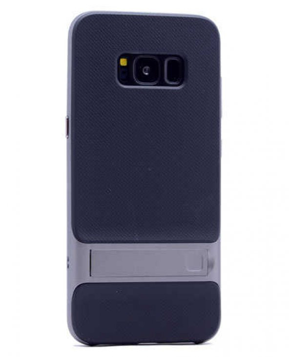 Samsung Galaxy S8 Plus Kılıf Standlı Verus Kapak - Füme